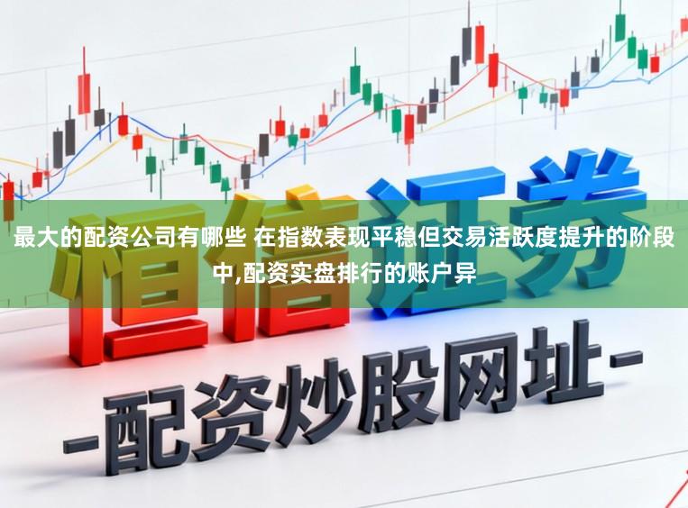 最大的配资公司有哪些 在指数表现平稳但交易活跃度提升的阶段中，配资实盘排行的账户异