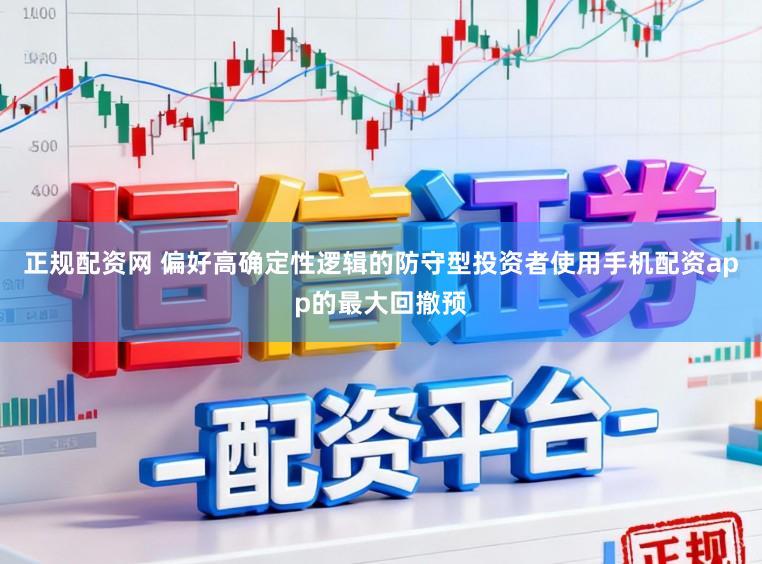 正规配资网 偏好高确定性逻辑的防守型投资者使用手机配资app的最大回撤预