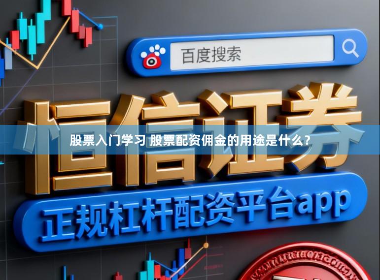 股票入门学习 股票配资佣金的用途是什么?