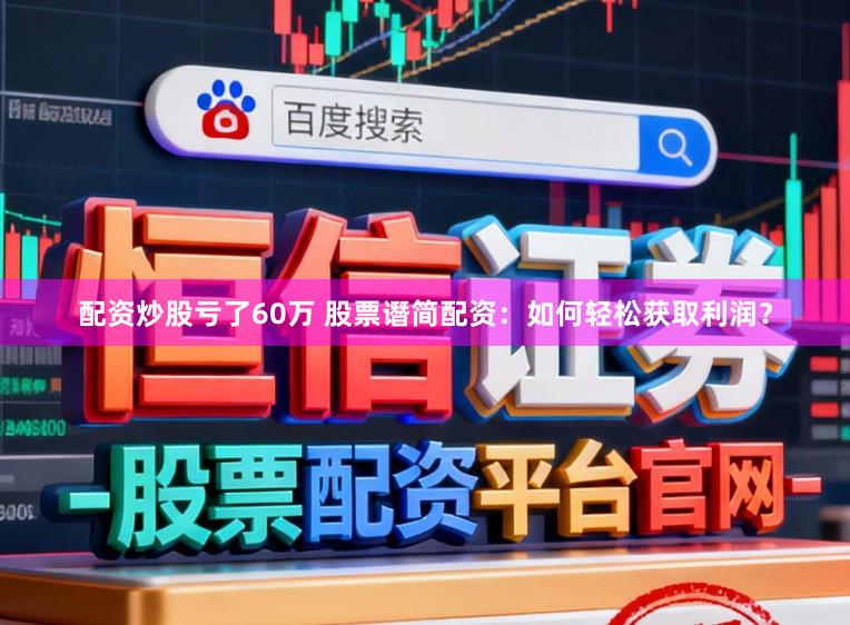 配资炒股亏了60万 股票谮简配资：如何轻松获取利润？